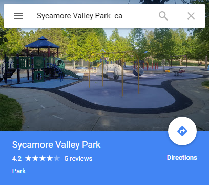 Sycamore Valley Park
